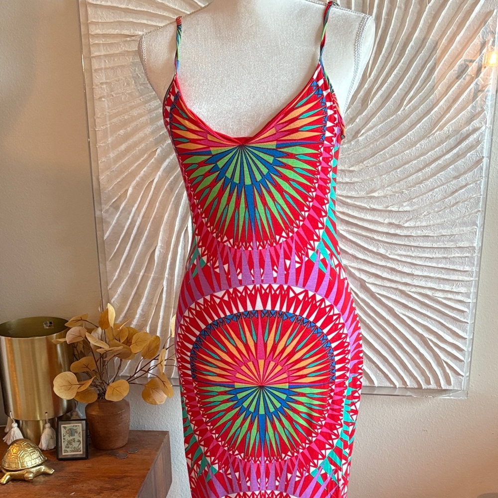 Mara Hoffman Lace up Back Maxi Dress - Picture 5 of 12